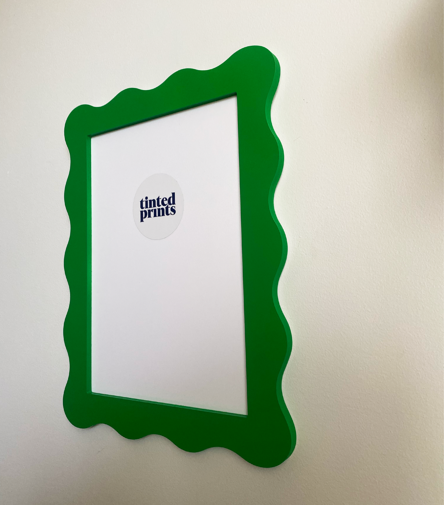 A4 Grass Green Wavy Frame