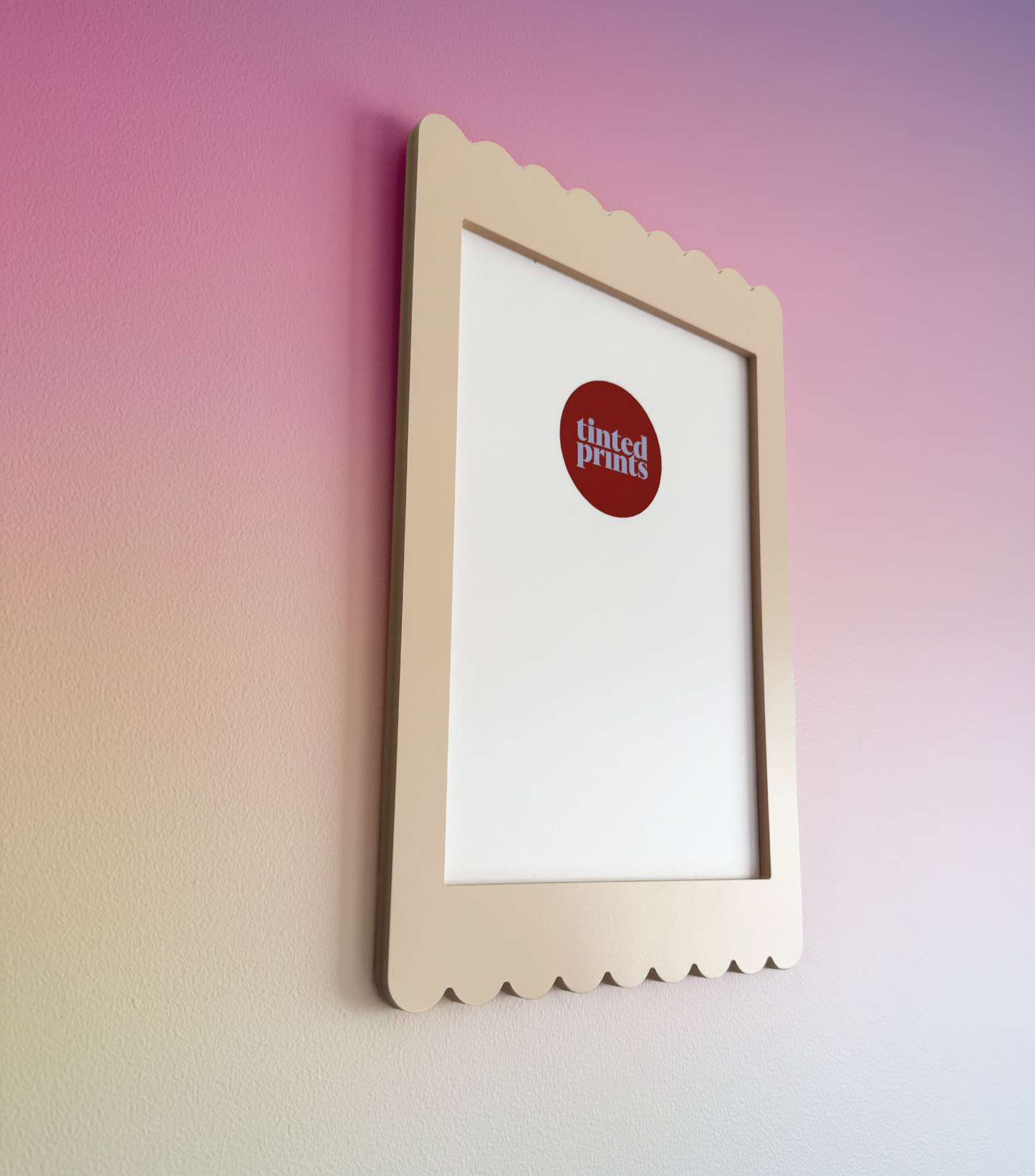A4 Bone Scallop Frame