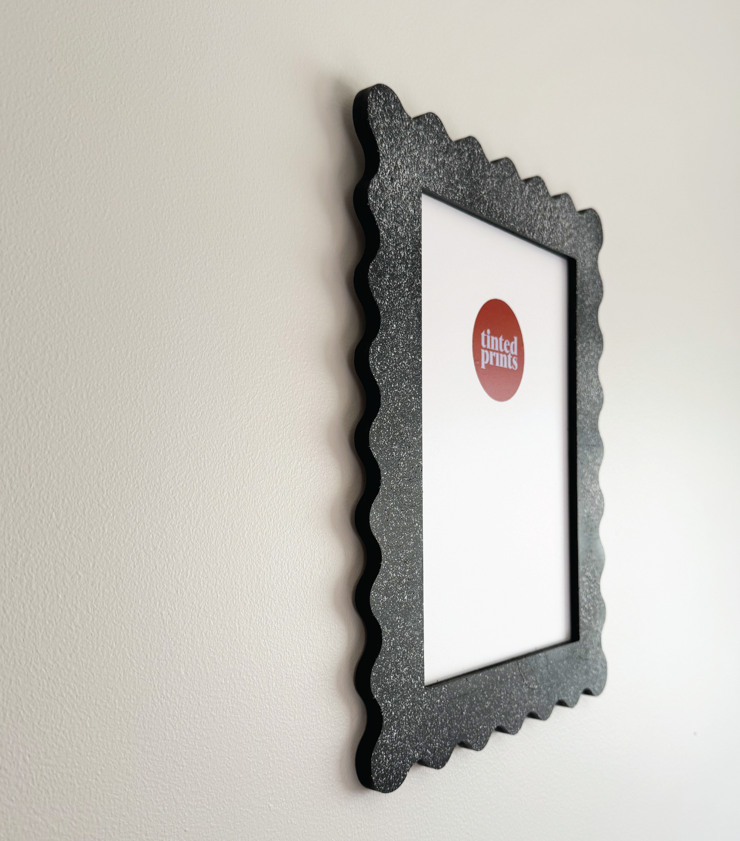 A4 Black Granite Squiggle Frame