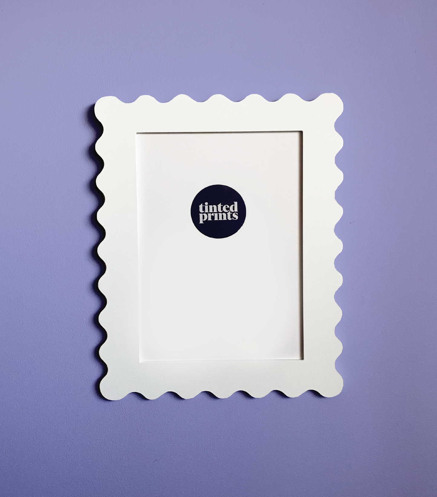 A4 White Squiggle Frame