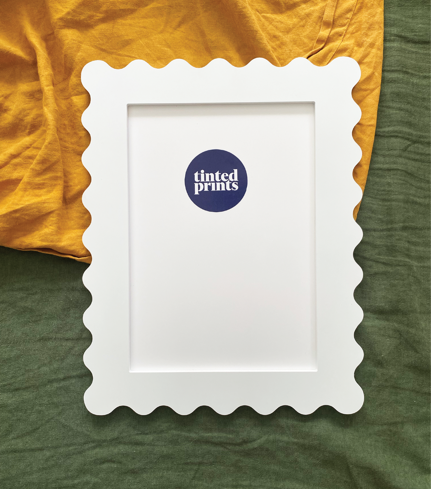 A4 White Squiggle Frame