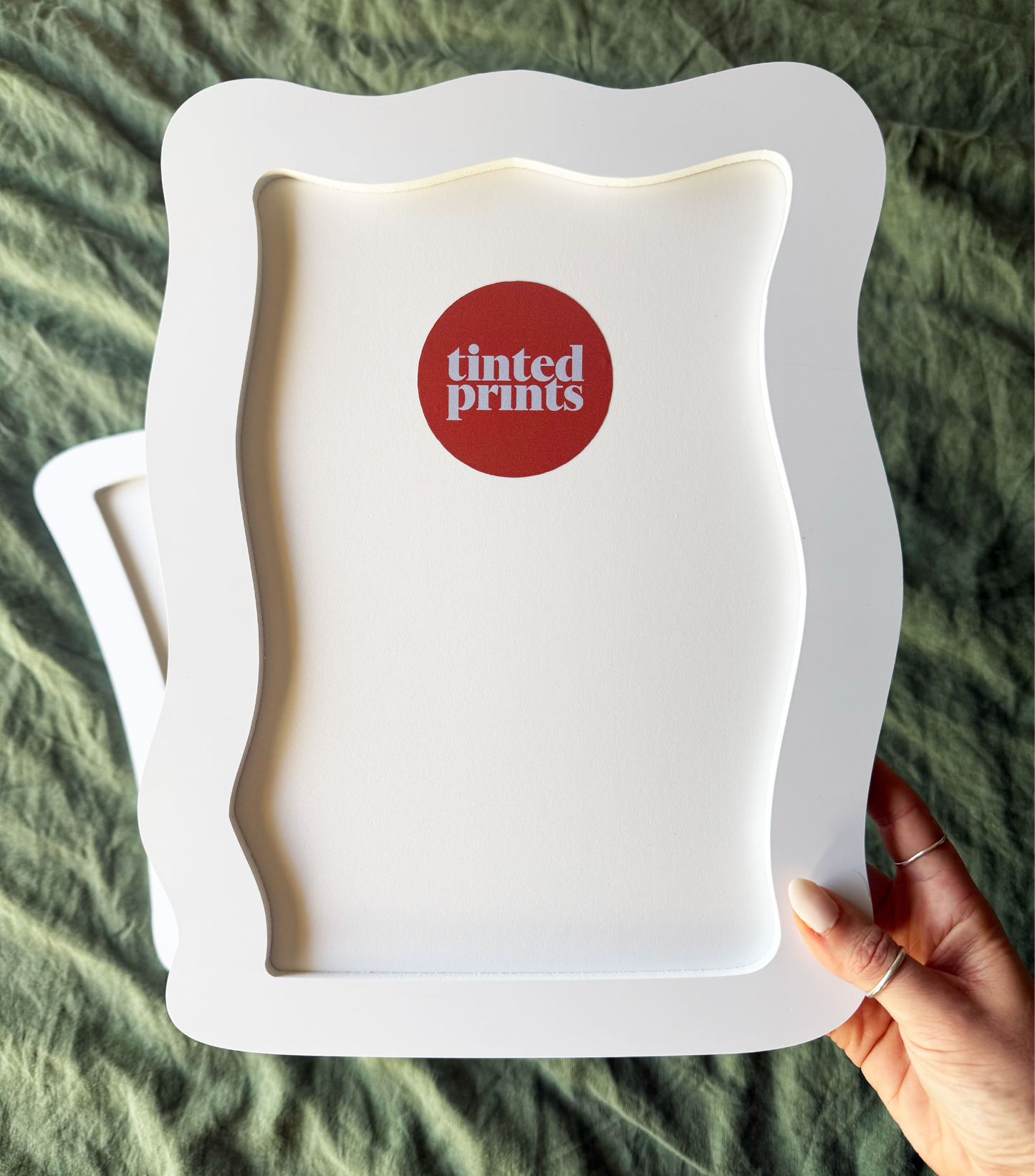 A4 White Frame (Organic Shape #1)