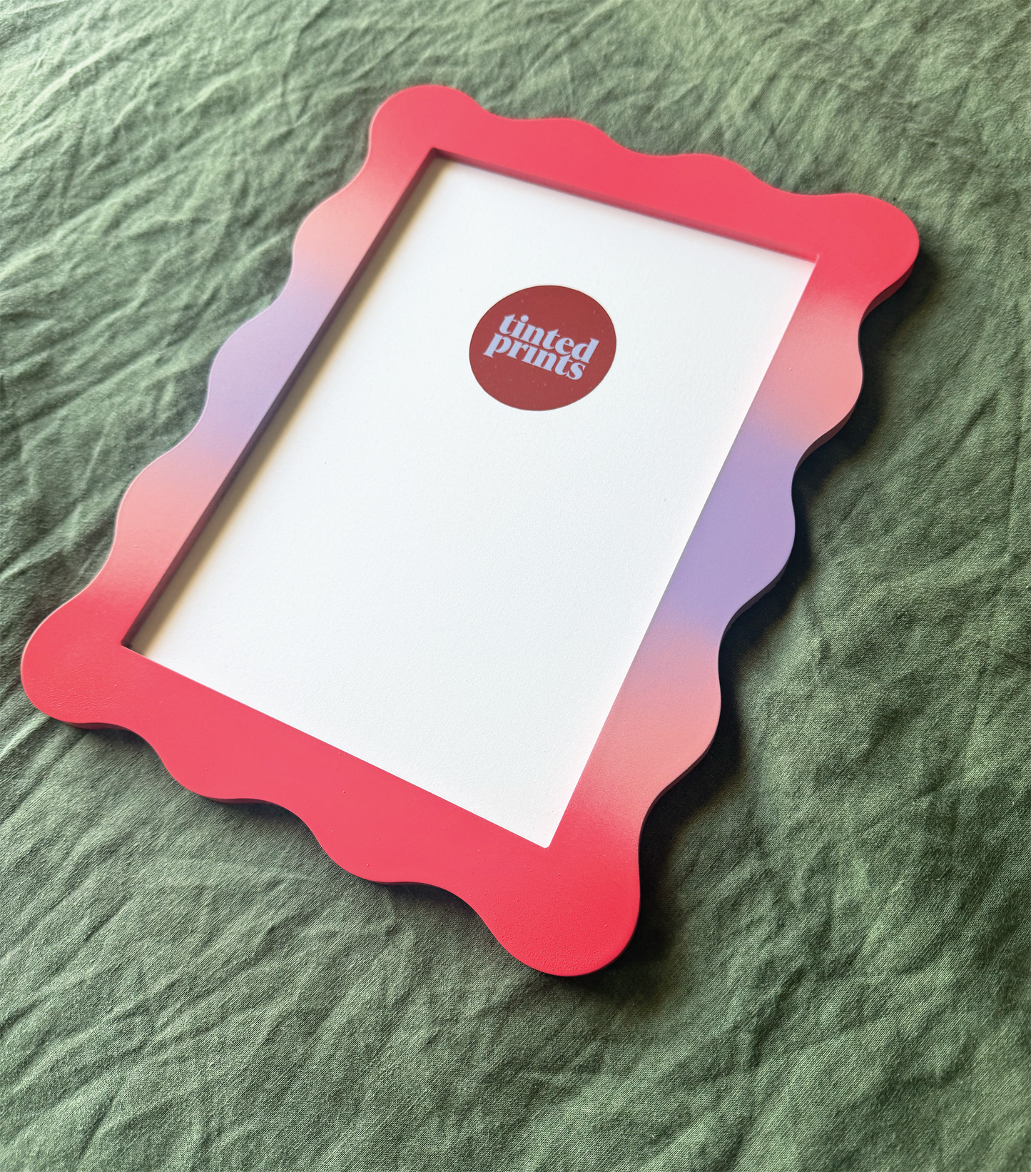 A4 Ombre Lollipop Wavy Frame
