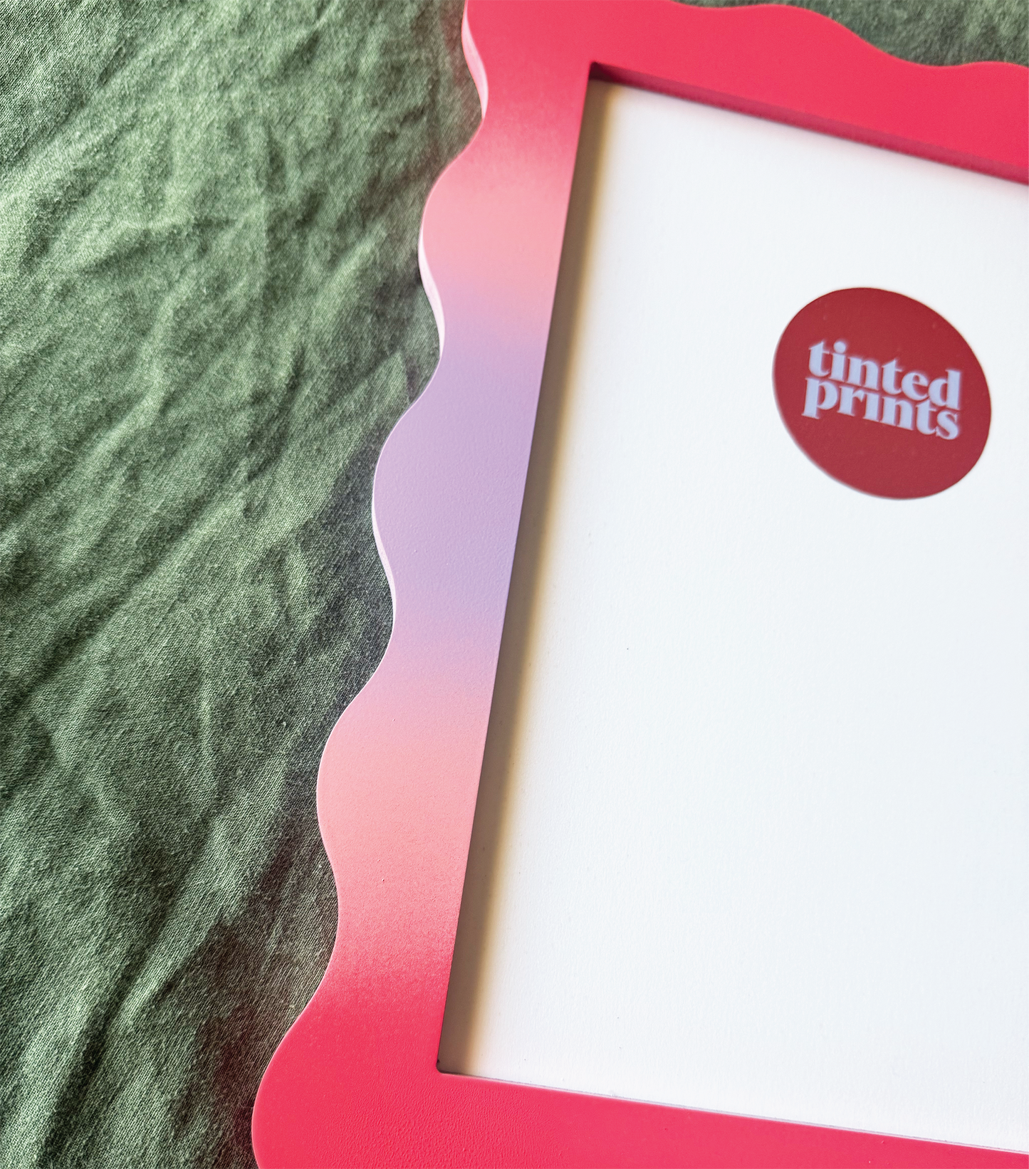 A4 Ombre Lollipop Wavy Frame