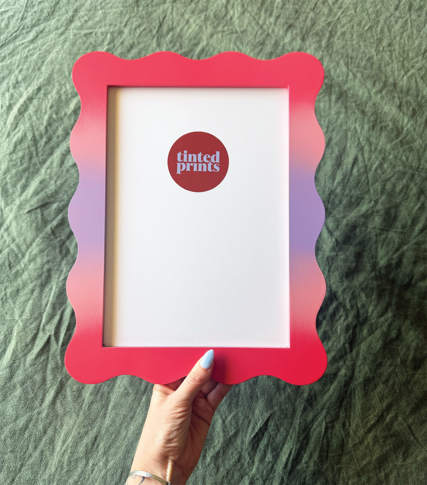 A4 Ombre Lollipop Wavy Frame