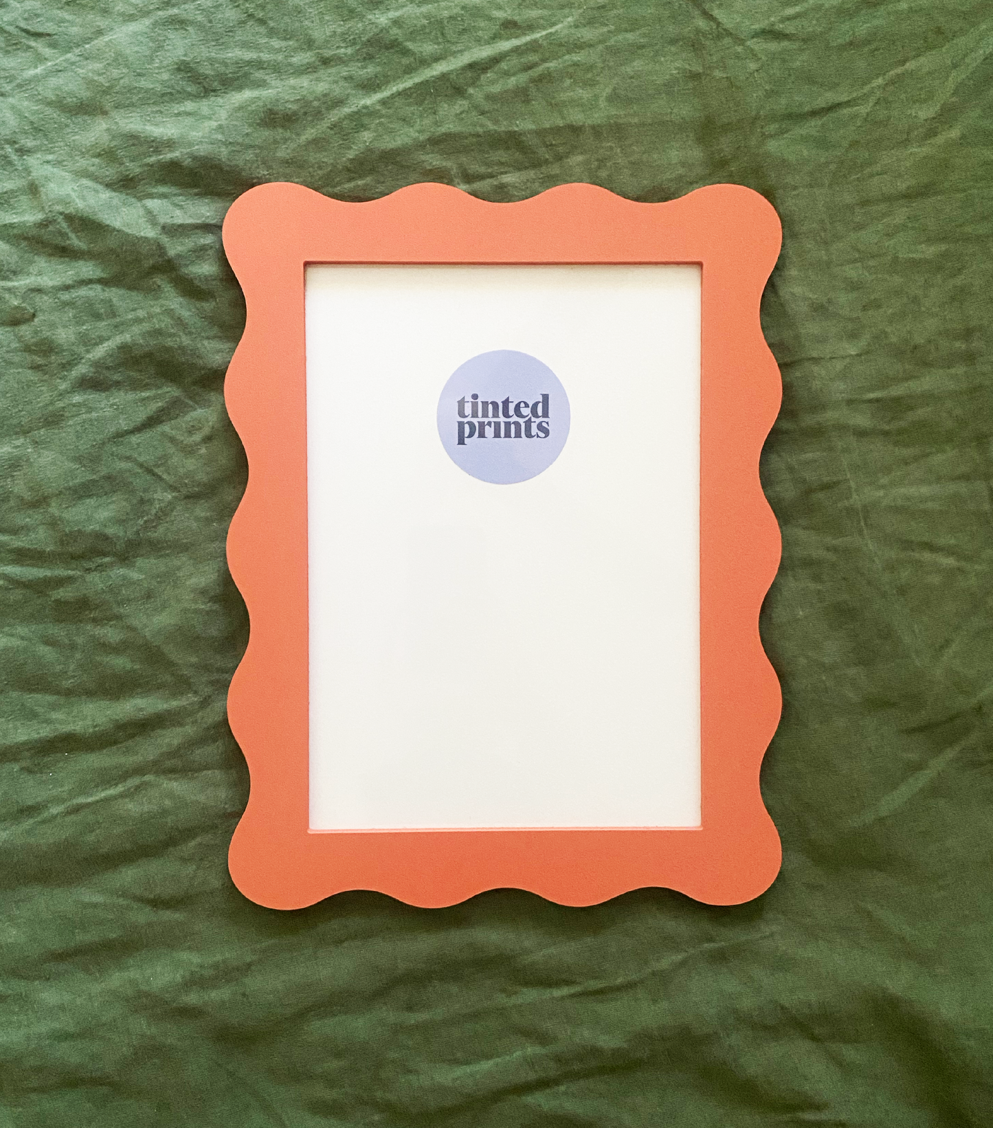 A4 Dusty Pink Wavy Frame