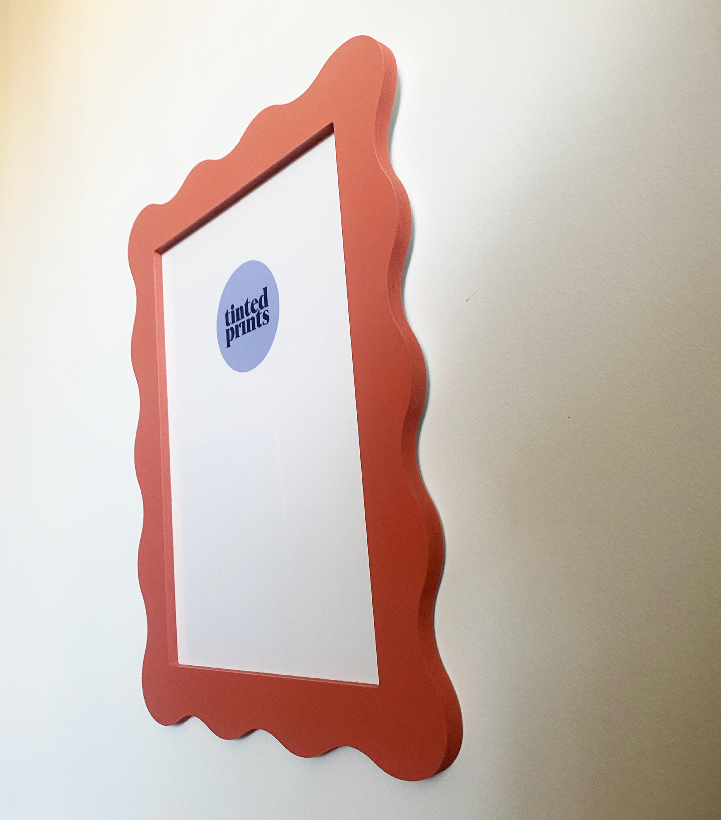 A4 Dusty Pink Wavy Frame