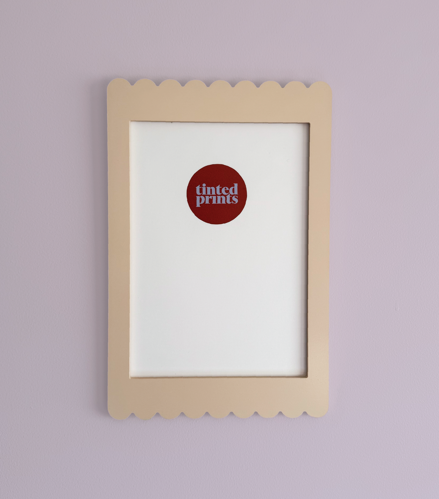 A4 Bone Scallop Frame