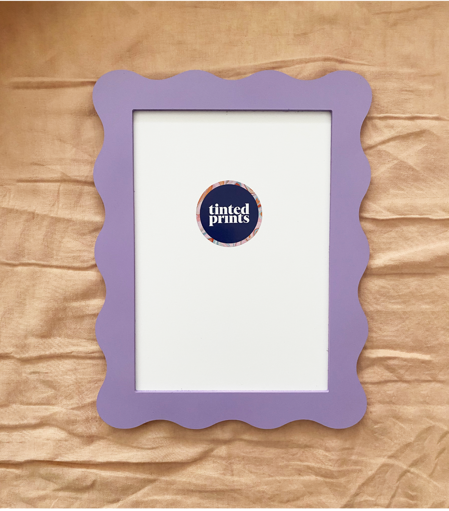 A4 Lilac Wavy Frame