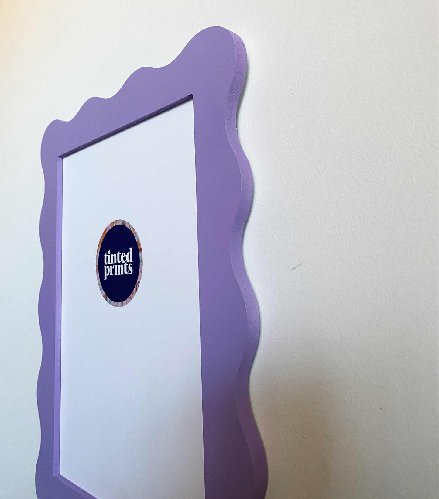 A4 Lilac Wavy Frame