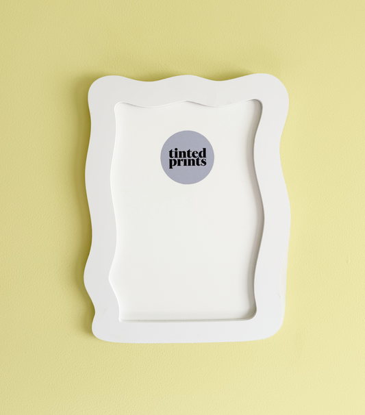 A4 White Frame (Organic Shape #1)